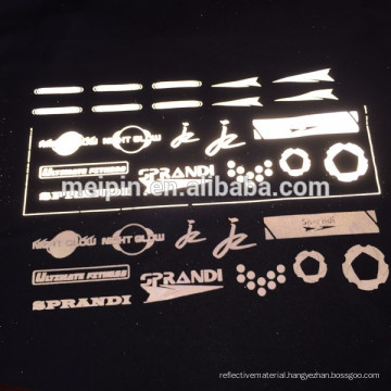 Sliver reflective Printable Heat Transfer Vinyl Paper For Light Fabrics